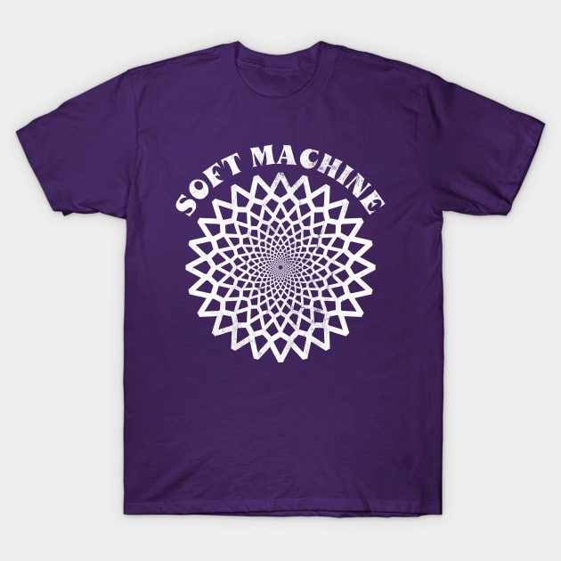 70s Look Original Soft Machine Fan Art Design T-Shirt by CultOfRomance